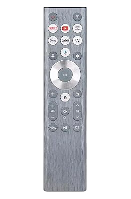ERF6A80 Replace Voice Remote Control with Backlit fit for Hisense U6 U7 U8 Series Mini-LED ULED 4K UHD Google Smart TV 55U8N 65U8N 75U8N 85U8N 100U8N 55U7N 65U7N 75U7N 55U6N 65U6N 75U6N 85U6N