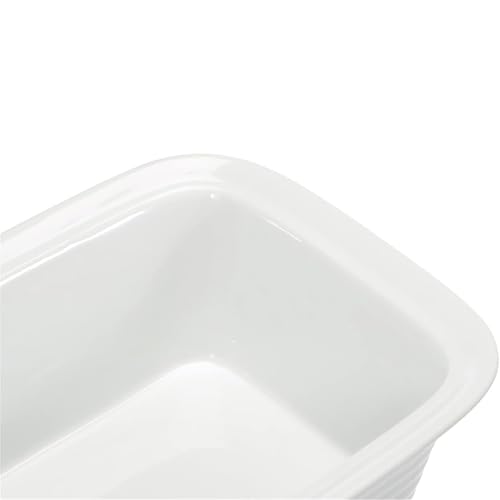 Küchenprofi 750218238 Lasagneform, extra hoch 38 cm aus Hartporzellan 07 5021 82 38, Weiß, One Size