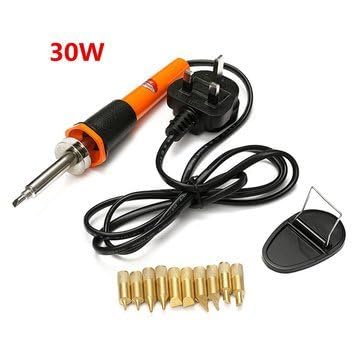 Image of ARTISTERY Professional 30W 220V Wood Burning Pen Soldering Set Pyrography Tool Kit