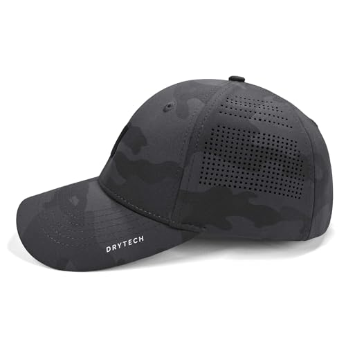 Image of Gym Baseball Hats for Men by King & Fifth | Baseball Hat with Low Profile & Stylish Fabric + Workout Hat + Baseball Caps