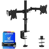 GRIFEMA Soporte de Monitor Doble para Pantalla de Computadora de