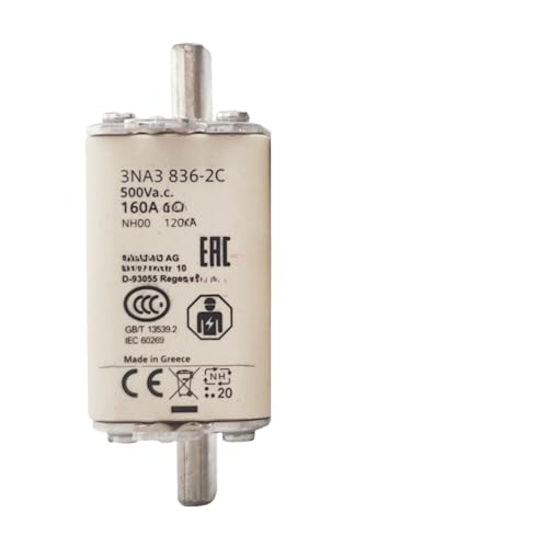 Fusible 3NA3832-2C NH00 125A cartouche hpc gG pour armoire électrique industrielle