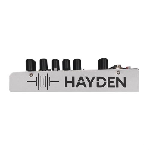 Image of Hayden Richtone 4 Channel OTG Mixer | Professional USB Audio Interface & DJ Mixer for Mobile, PC, Studio Recording, Streaming, Karaoke, Live Sound | Portable OTG Mixing Console with Clear Sound