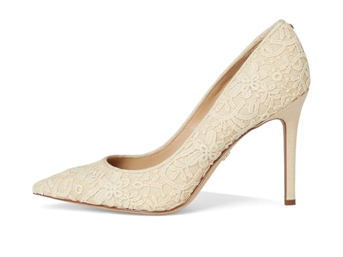 Image of Sam Edelman Women's Hazel Pump Ivory /Natural Lace 8 Medium