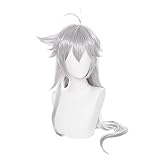 Mystylecos Anime Razor Cosplay Wigs Game Silver White Wig Long Layered Fluffy Cosplay Wig