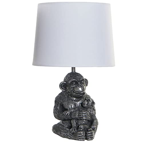 Lampe à poser Singe Gris 48 cm au design artistique et finitions soignées