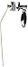 ROHL C7950LHAPC Tank LEVERS, Polished Chrome