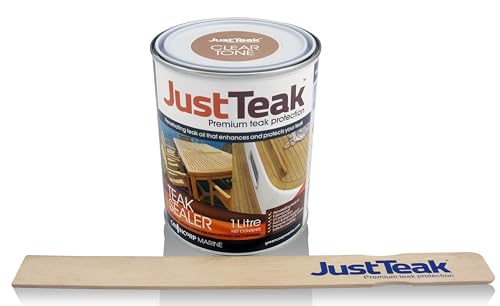 JustTeak ClearTone Teak Sealer 1L (1.056 Quart)