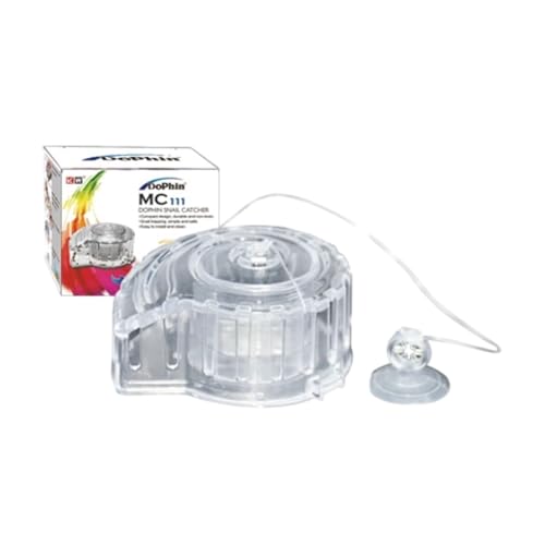 Image of TUNAI Dophin MC111 Snail Catcher for Aquarium Fish Tank | Innovative Design | Capture and Remove Unwanted Snails | Ideal for Saltwater and Freshwater Aquariums | (Original from Store)
