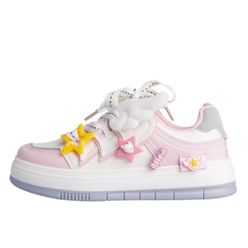 Bobo's House Charming Alice Chunky Sneakers Kawaii Unisex Vegan Leather Platform Shoes