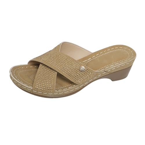 Pumps Sandalias Mujer con Tacón Mujer Sandalias Peep Toe Playa Verano Sandalias Cómodas Sandalias Romanas Cuñas Sandalias Mules Slides Antideslizante Zapatillas Sandalias Sandalias Sandalias Zapatos
