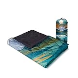 hotkoko Waterproof Stadium Blanket, Fleece Camping Blanket Wearable Soft Warm Camp Blanket for Outdoor Camping, Picnic, Stadium, Sports, Beach, Car