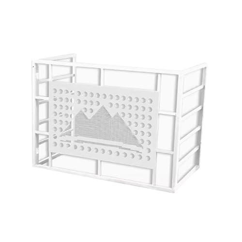 Mini Split AC Cover - Cubierta de aluminio para aire acondicionado y bomba de calor, protección resistente a la intemperie para unidades interiores y exteriores