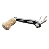 Mango de brazo basculante simple, carrete de pesca Mango basculante de un solo brazo, con PARA STRADIC PARA WANFORD PARA SAHARA y otras series (plata)