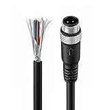 ZBLZGP M12 4 Pin Male Sensor Connector Aviation Electrical Cable for Industrial Automation Device Network 1M/3.3FT