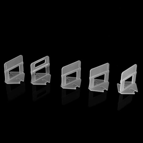 100 Stück Standard Laschen Fugenbreite 1.5mm, Nivelliersystem Fliesen Nivellierhilfe Zuglaschen Fugenbreite Verlegehilfe für Fliesen Höhe 3-12 mm(100 Laschen,1.5mm)