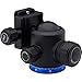 Benro Triple Action Ball Head with PU50 Quick Release Plate, Smooth 360 Degree Panning, Precision Control Knobs, Secure Locking System for Photo and Video Creators (IB0)