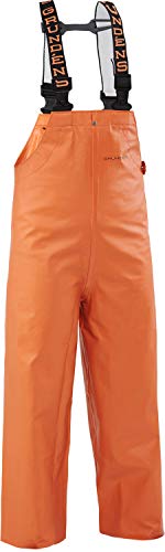 Grundéns Youth Clipper 117 Fishing Bib Pant, Orange - 10 Years