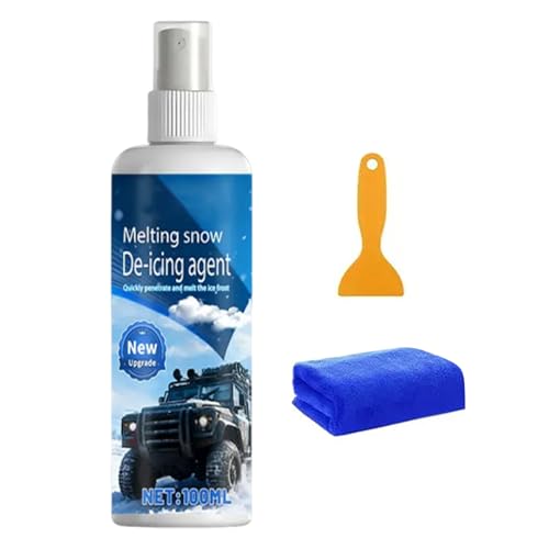 Descongelante de parabrisas de coche, 100 ml, limpiador de cristales de coche, accesorios para el cuidado de ventanas de coche, herramientas de mantenimiento de ventanas de coche, camiones, garaje