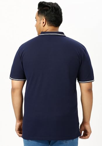 Image of Wear Your Opinion Men's Plus Size Tipped Polo Collar Neck Tshirt