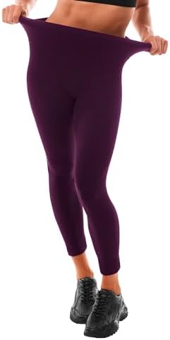 Leafigure Leggings Damen High Waist - Leggins Blickdicht Schwarze für Sport Gym Yoga