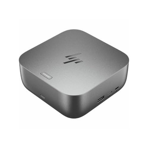 Image of HP Thunderbolt 4 Ultra 280W TAA G6 Dock (AW5N3AA) - for Desktop PC, Notebook - Charging Capability - 330 W - Thunderbolt 4-7 x USB Ports - 5 x USB Type-A Ports - Type-A - 2 -C - -C - 1 RJ-45 - Netwo