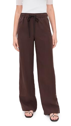 Vince Women's Mid Rise Side Snap Pull On Pants