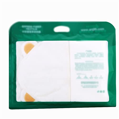 Toalla de baño con capucha de fibra premium blanca edredón de bebé ZHCHAO 7
