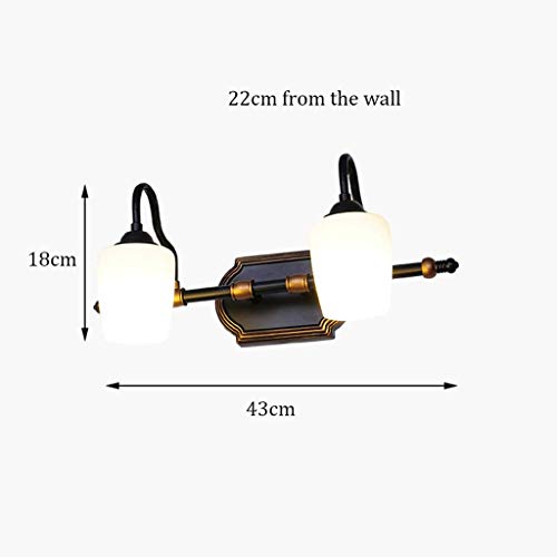 Lampe LED salle de bain miroir armoire applique maquillage étanche bain