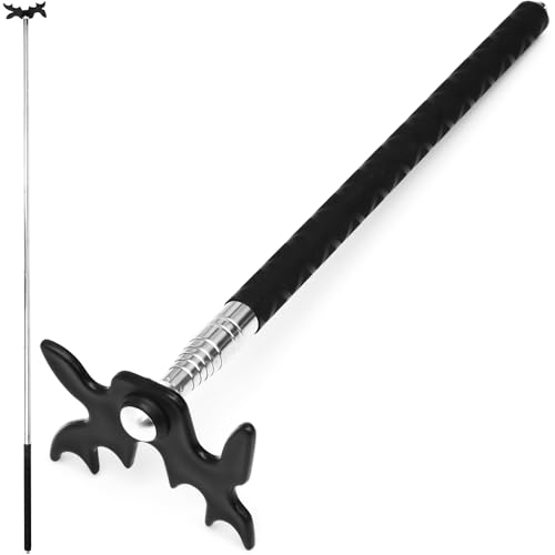 Skylety Retractable Billiard Cue Stick Bridge with Bridge Head, Snooker Set Billiard Pool Cue Accessory for Pool Table(Silicone Cover)