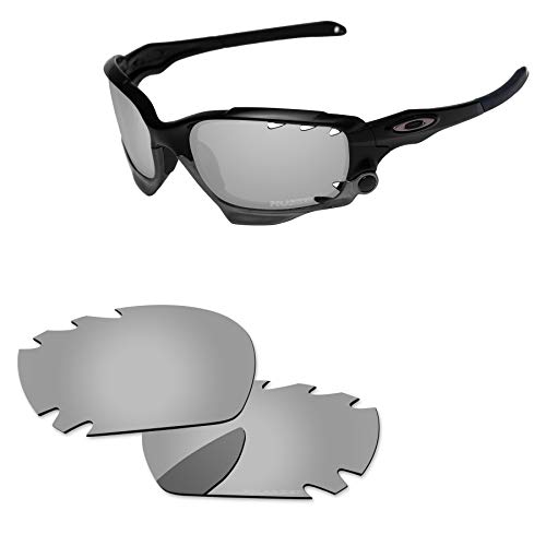 Image of Polarized Lenses Replacement for Oakley Racing Jacket /Jawbone Vented Sunglasses Frame 2 Pairs Packed