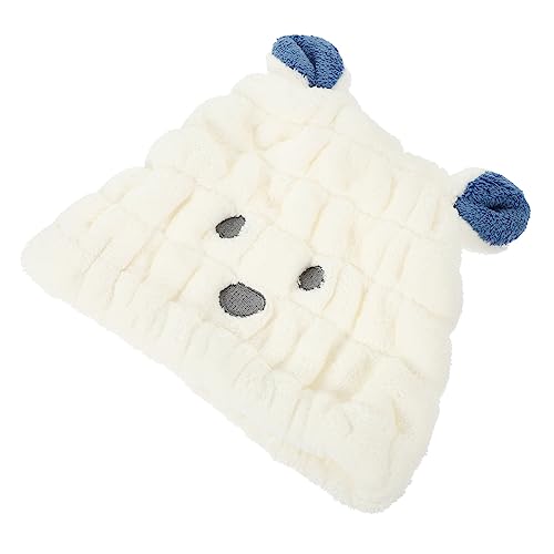 FRCOLOR Cartoon Hair Drying Cap for Absorbent Fast Drying Hair Towel Wrap with Ear Design Lightweight Travel Shower Cap Cute Hair Towel for Boys