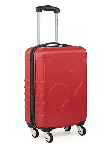 Buy CALVINKLEIN CK Logo Range RED/White Color Hard Cabin Luggage at  Amazon.in