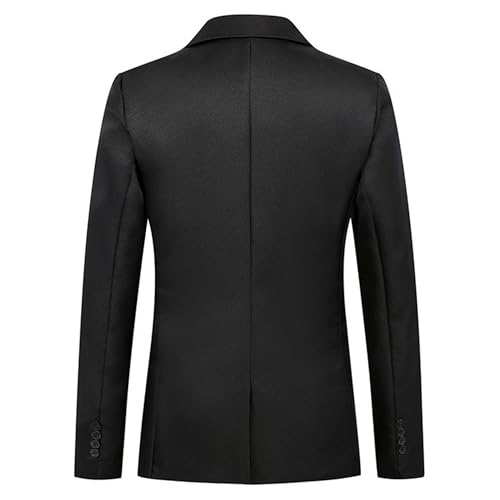 Men's Slim Fit Casual Blazer One Button Solid Formal Business Suit Jacket Daily Lightweight Sport Coat4