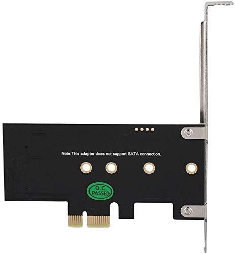 image for MZHOU NVME M.2 SSD M-Key to PCI-e 3.0 x1 Host Controller Expansion Car