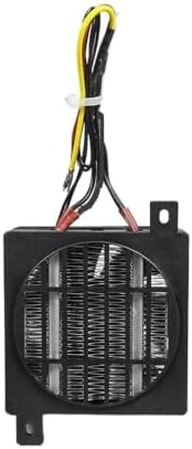220V 300W PTC Fan Heater for Small Spaces, Compact Portable with Overheat Protection
