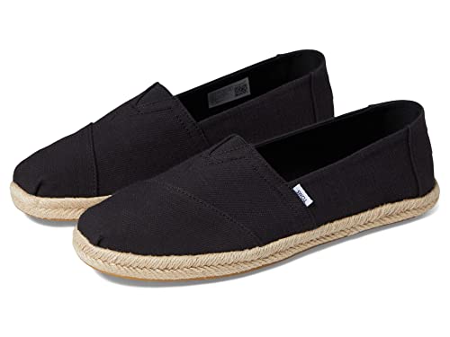 TOMS ALPARGATA ROPE Womens Platform, Black, 40 EU