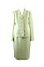 Le Suit Women's 3 Button Jacket and Skirt Suit Set