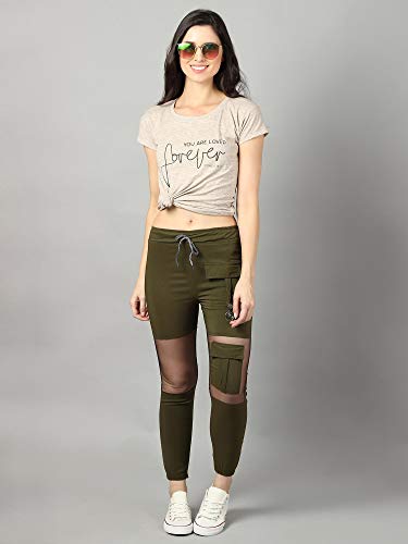 Image of dockstreetWomen Lowers Bz17Olive netpckttoko XLOlive net Pocket Cargo XL