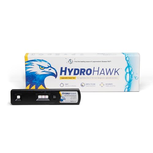 HydroHawk Legionellen-Test – Einwegkit zum Nachweis von Legionella pneumophila sg1 in Pools, Duschen, Wasserhähnen, Schläuchen, Klimaanlagen &...