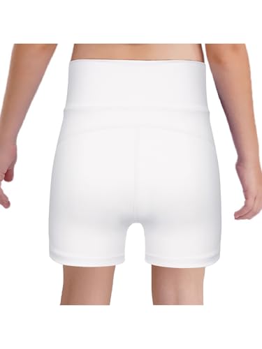 Kids Girls Quick-Drying Yoga Athletic Shorts High Waist Gymnastics Sports Hot Pants Yoga Bottoms2