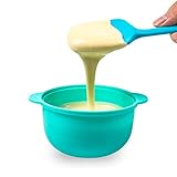 Wax Pot Set for Wax Warmer, Reusable & Non-stick Silicone Waxing Spatulas and pot for Hard Wax...