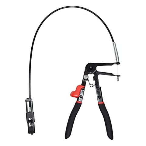 CNWOOAIVE Hose Clamp Pliers, Flexible Wire Long Reach Hose Clamp Plier, Flexible Spring Clamp Pliers, Car Maintenance Repair Tools for Fuel Pipes, Oil Pipes, Radiator Cover