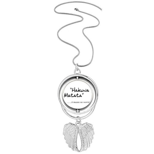 Collier ailes d'ange No worries en argent avec pendentif discret pour femme