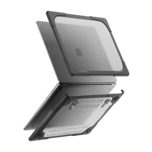Carcasa Surface Laptop 2 para llevar a la universidad funda gris silicona