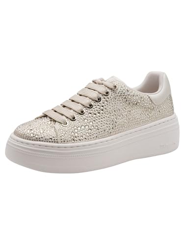 Tamaris Damen Sneaker Low, beige, 41 EU