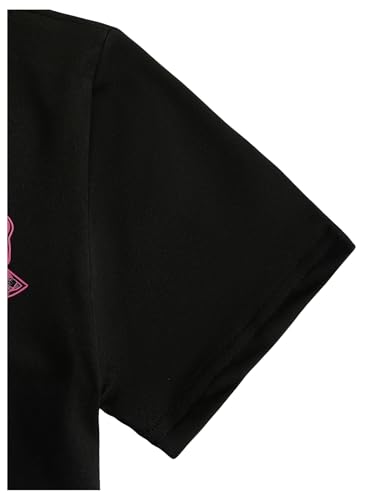 Image of Verdusa Girl's Coquette Bow Top Round Neck Short Sleeve Cute Graphic Tees