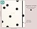 Kate Spade New York Recipe Book with 7 Tabbed Sections and Recipe Card Sleeves, Deco Dot