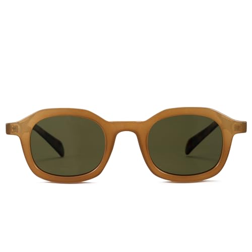 Cyxus Sunglasses for Women Men Polarized Round Retro Vintage Stylish UV400 Protection TR P1559