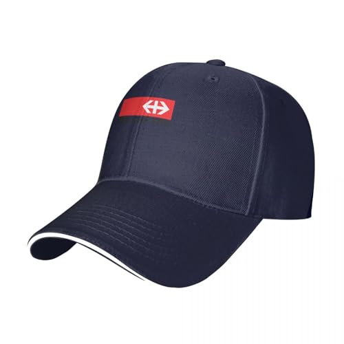 QFLLQLFF Basecap Schweizer Bundesbahnen SBB CFF FFS Logo Baseball Cap Lustige Mütze Golfmütze Wildballmütze Mütze für Mädchen Herren Geschenk QFLLQLFF Basecap Schweizer Bundesbahnen SBB CFF FFS Logo Baseball Cap Lustige Mütze Golfmütze Wildballmütze Mütze für Mädchen Herren Geschenk
